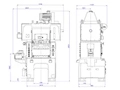 Двухстоечный пресс (30 т), MDH-30T