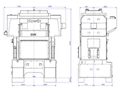 Механический двухстоечный пресс (125 т), MDH-125T