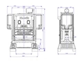 Двухстоечный кривошипный пресс (220 т), DDH-220T